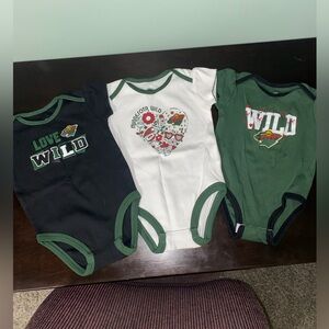 Girls MN Wild Onsies